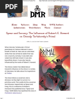 Spear and Sorcery The Influence of Robert E. Howard On Genndy Tartakovsky's Primal - DMR Books