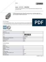 Feed-Through Terminal Block - UK 6 N - 3004524: Key Commercial Data