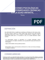 Implicaciones Psicológicas de Las Enfermedades Crónicas en La Edad Infantil