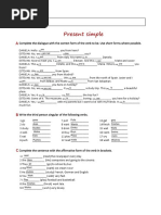 (Ingles) WS - 2 - Present - Simple