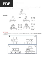 Ficha de Trabajo Razonamiento Matemático Jueves 15