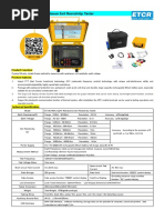 ETCR3100C Earth Resistance Soil Resistivity Tester: Product Function Product Features