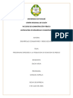 Universidad de Panamá Centro Regional de Colón Facultad de Administración Pública Licenciatura en Desarrollo Comunitario