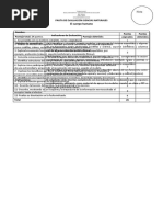 Pauta de Evaluación - EL CUERPO HUMANO