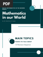 Ge 04: Mathematics in The Modern World