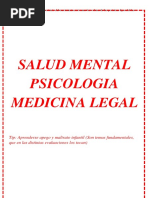 Salud Mental Psicologia Medicina Legal