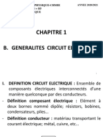 Chapitre1-Generalites Circuits Electriques