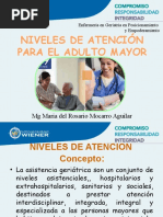 Niveles de Atención para El Adulto Mayor: MG Maria Del Rosario Mocarro Aguilar