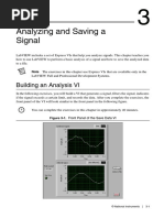 Analyzing and Saving A Signal: Building An Analysis VI