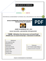 Rapport Du Projet D'instrument Et Methodes - Groupe GT1 M1 Geo - Esebat 2022