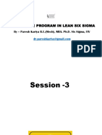 Certificate Program in Lean Six Sigma: by - Paresh Kariya B.E. (Mech), MBA. Ph.D. Six Sigma, FIV