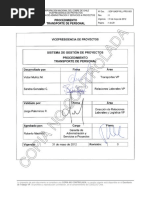 Copia No Controlada: Procedimiento Transporte de Personal