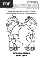 Arte Decoro Un Dibujo Por El Día de La Tierra - Viernes 22