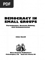 Democracy I: W Small Groups