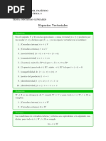 Espacios Vectoriales: Definición