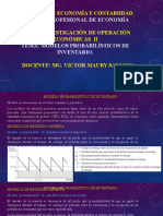 Escuela Profesional de Economía: Facultad de Economía Y Contabiidad Curso: Investigación de Operación Económicas Ii