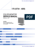 IBM Think Vision L170 Srvice Manual