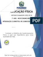 Introdução À Ginástica de Condicionamento Físico