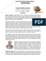 Guía #4. El Pensamiento de Aristoteles Trabajo