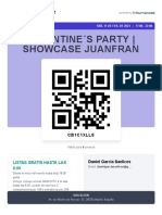 Valentine S Party - Showcase Juanfran: Bluemoon Light