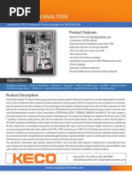 Analyzer 600 700 Total Sulfur Analyzer Advantages