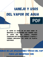 2.3 Manejo y Usos Del Vapor de Agua