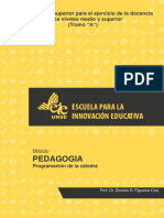 Programacion Del Módulo Pedagogía