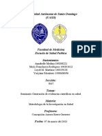 Tarea 3.1 Seminario Generación de Evidencias Cientificas en Salud