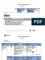 Planificación Microcurricular 2022 - 2023