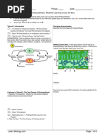 TOPIC 3.5 - Photosynthesis (AP Bio) Student Learning Guide, (2021)