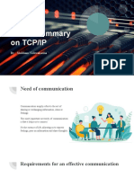 A Brief Summary On TCP/IP