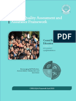 School Quality Assessment and Assurance Framework: Central Board of Secondary Education