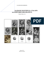 Amministrazione Pontificia 1716-1870 Repertorio Biografico: Claudio de Dominicis