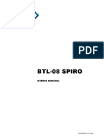 Btl-08 Spiro: User'S Manual