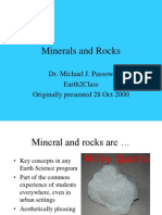 Minerals and Rocks