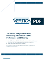 Vertica New Era in Dbms Performance