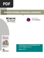 Espacio Natural Covalagua (Palencia) : Propuesta de Programa de Uso Público (V1) Mayo 2017