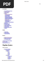 Pipeline Syntax