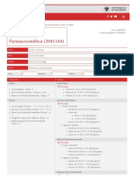 Biofarmacia y Farmacocinética (2041144) : Grados UGR