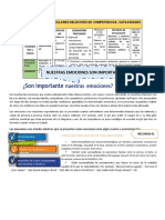 Ficha 1° Nuestras Emociones Son Importantes