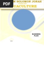 Aquaculture: Business Plan