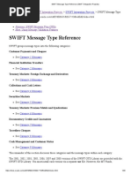 SWIFT Message Type Reference Document