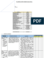 Planificacion Curricular 2° Grado - Ciencia y Tecnología