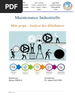 Maintenance Industrielle: Mini Projet: Analyse Des Défaillances