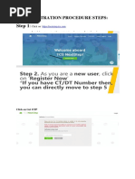 TCS - Registration Steps