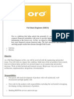 Oro Fullstack Developer