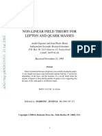 Non-Linear Field Theory For Lepton and Quark Masses: André Gsponer and Jean-Pierre Hurni