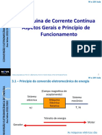 Aulas 9 e 10 - Máquina de Corrente Contínua Lei de Laplace Gerador e Motor Elementares