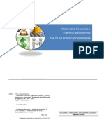 Matemática Financeira e Engenharia Econômica Eng.º Civil Antonio Victorino Avila 2013