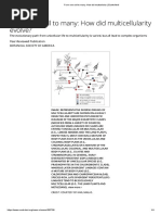 From One Cell To Many - How Did Multicellular - EurekAlert!